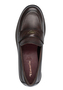 Tamaris Damen Leder Slipper 1-24354-47-304 Frauen Loafer Schuhe Braun