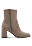 Tamaris Damen Textil Stiefelette Boot 1-25057-43-3C8 Stiefel M2535741 beige