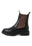 Tamaris Damen Leder Chelsea Boot Stiefelette Frauen 1-25491-41-090 schwarz