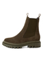 Tamaris Damen Leder Chelsea Boot Stiefelette Frauen 1-25491-41-722 gr�n