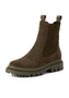 Tamaris Damen Leder Chelsea Boot Stiefelette Frauen 1-25491-41-722 gr�n