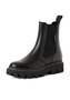 Tamaris Damen Leder Chelsea Boot 1-25488-47-001 Stiefelette Frauen Schwarz