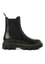 Tamaris Damen Leder Chelsea Boot 1-25488-47-001 Stiefelette Frauen Schwarz