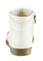 Andrea Conti Damen Hightop Sneaker Wechselfussbett Cremeweiss