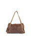 Rieker Damenhandtasche Flausch Flechtmuster Rei�verschluss H1038-64 braun