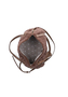 Rieker Damenhandtasche Flausch Flechtmuster Rei�verschluss H1038-64 braun