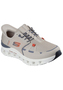 Skechers Herren Glide Step Pro Slip Ins Sneaker Taupe Orange