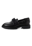 Tamaris Damen Leder Moccassin 1-23701-47-003 Slipper Loafer Schwarz