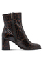 Tamaris Damen Textil Stiefelette Boot 1-25057-43-389 Stiefel Braun Leopard