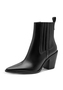 Tamaris Damen Leder Stiefelette Ankle Boot Stiefel 1-25359-47-001 Schwarz