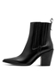 Tamaris Damen Leder Stiefelette Ankle Boot Stiefel 1-25359-47-001 Schwarz