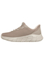 Skechers Damen BOBS Sport B Flex Flex Lucy Slip In Sneaker Taupe 