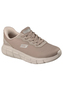 Skechers Damen BOBS Sport B Flex Flex Lucy Slip In Sneaker Taupe 