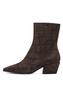 Tamaris Damen Leder Stiefelette 1-25356-47-38Z Frauen Stiefel Spitz Braun
