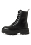 Tamaris Damen Leder Stiefelette 1-25238-47-001 Stiefel Lace-Boot schwarz
