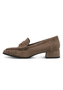 Tamaris Damen Leder Trotteur 1-24319-47-341 Frauen Loafer Schuhe Beige