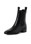Tamaris Damen Leder Stiefelette Chelsea Boot 1-25304-47-003 schwarz 