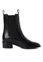 Tamaris Damen Leder Stiefelette Chelsea Boot 1-25304-47-003 schwarz 