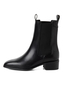 Tamaris Damen Leder Stiefelette Chelsea Boot 1-25304-47-003 schwarz 