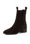 Tamaris Damen Leder Stiefelette Chelsea Boot 1-25304-47-347 Braun