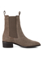 Tamaris Damen Leder Stiefelette Chelsea Boot 1-25304-47-378 Beige