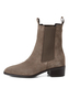 Tamaris Damen Leder Stiefelette Chelsea Boot 1-25304-47-378 Beige