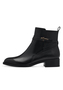 Tamaris Damen Leder Stiefelette 1-25321-43-001 Frauen Boot Flat schwarz 