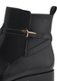 Tamaris Damen Leder Stiefelette 1-25321-43-001 Frauen Boot Flat schwarz 