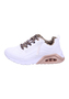 Skechers M�dchen UNO Lite 2.0 Leopard Stride Sneaker White