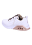Skechers M�dchen UNO Lite 2.0 Leopard Stride Sneaker White