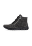 Rieker Damen 57502 45 Schn�rstiefel Keilabsatz Grau