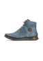 Rieker Damen 53632 14 Schn�rstiefel Keilabsatz Blau