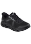 Skechers Damen Slip-ins BOBS Sport Arc Waves Sneaker Black