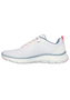 Skechers Damen Flex Appeal 5 0 New Path Sneaker White Pink Black
