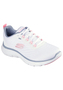 Skechers Damen Flex Appeal 5 0 New Path Sneaker White Pink Black