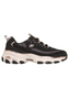 Skechers Damen DLites Modern Classic Sneaker Black Rose Gold