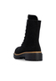Rieker Damen 72609 00 Biker Boots Textil Schwarz