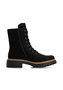 Rieker Damen 72609 00 Biker Boots Textil Schwarz