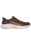 Skechers Herren Contour Foam Cozy Fit Cordelux Slip Ins Sneaker Brown
