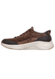 Skechers Herren Contour Foam Cozy Fit Cordelux Slip Ins Sneaker Brown