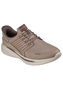 Skechers Herren Slade Luther Slip Ins Sneaker Relaxed Fit Dark Taupe