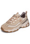Skechers Damen D Lites Wild Charm Sneaker Taupe