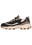 Skechers Damen D Lites Wild Charm Sneaker Black