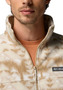 Columbia Steens Mountain Herren Print Fleece Jacke 1478231 272 beige