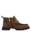 Tamaris Damen Lederstiefelette 1-25451-47-310 Frauen Loafer-Style Camel