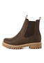 Tamaris Damen Leder Chelsea Boot 1-26494-45-3B4 gef�ttert Stiefelette Braun