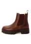 Tamaris Damen Leder Stiefelette 1-26450-47-305 gef�ttert Chelsea Boot Braun