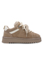 Tamaris Damen Sneaker 1-23761-47-341 Frauen Schn�rschuh Chunky beige