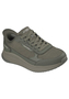 Skechers Herren BOBS Sport Squad 4 Crucial Step Slip Ins wasserdicht Olive