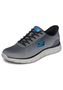 Skechers Herren Track Revno Slip Ins Sneaker Charcoal Grey